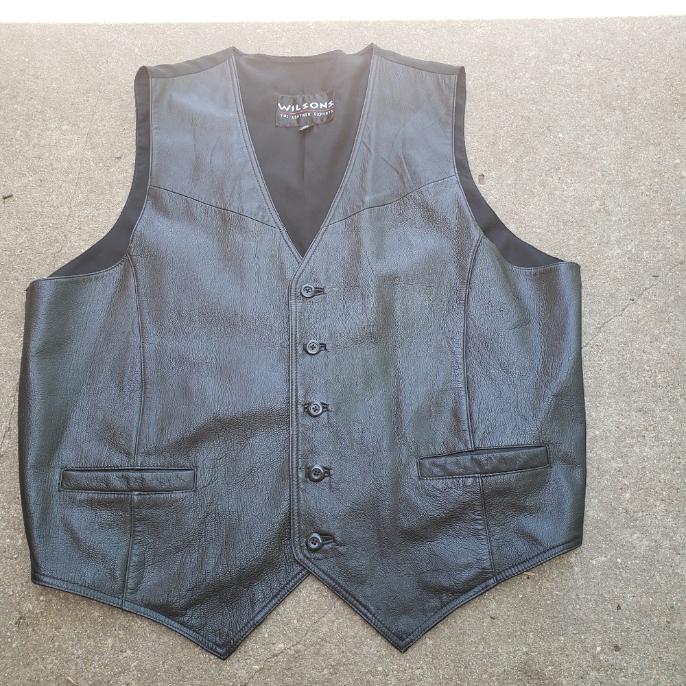 Mens Wilson's leather vest XXLT‎